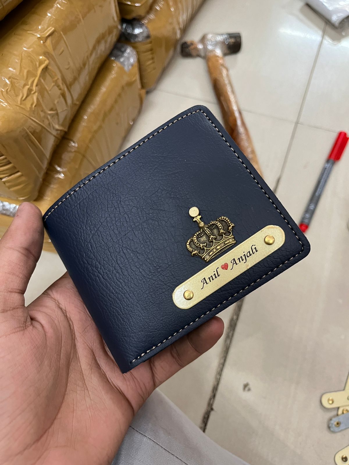 Nexon leather hamper